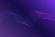 © svetenergy - Digital technology banner purple blue background concept with technology light effec