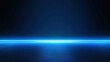 © marco - blue line light shines on dark background