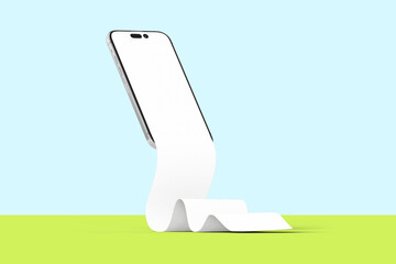 Poster - Smartphone screen png transparent mockup