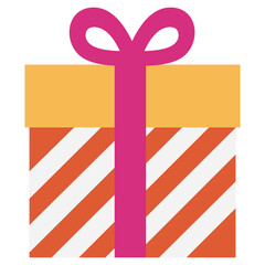 Poster - Gift box design element transparent png