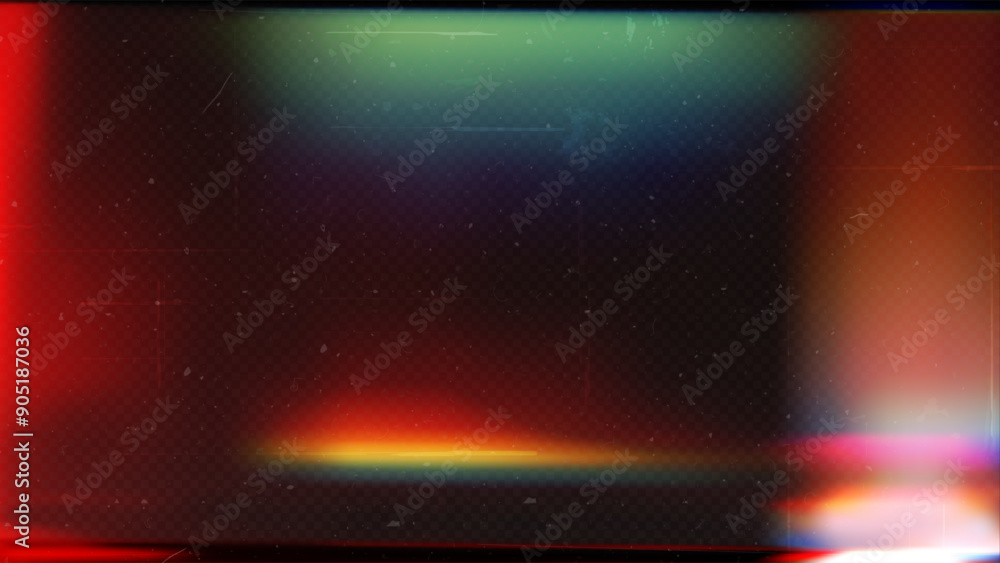 Camera Light Flimtexture Pattern Old film light leaks texture with scratches, noise, iridescent stripes ...