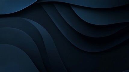 Wall Mural - modern abstract gradient dark navy blue banner background generative ai