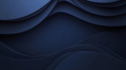 Wall Mural - modern abstract gradient dark navy blue banner background generative ai