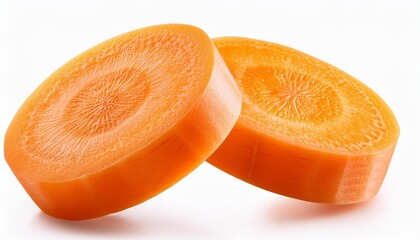 slice of orange isolated