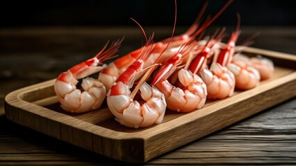  Freshly cooked shrimp ready to be savored