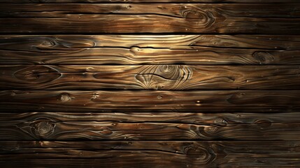 Wall Mural - Background made of brown wood texture