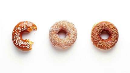 Wall Mural - Three Delicious Donuts