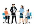 © Z7 Creations - Business meeting with people in office