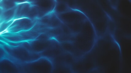 Wall Mural - abstract digital ocean surface background/ animation of an abstract background with quiet digital oc