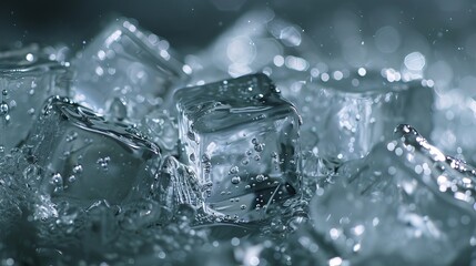 Canvas Print - ice cube