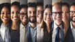 © Felippe Lopes - Smiling faces of diverse people in a collage.