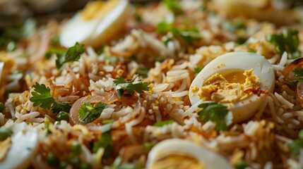 Poster - Savory Egg Fried Rice Close-Up