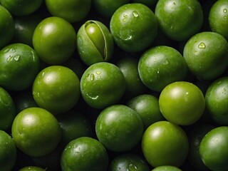 Wall Mural - Peas and beans in macro perspective