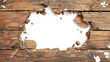 © Tran - Hole in wood panel
