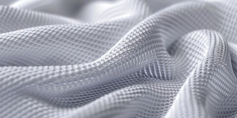 Abstract White Fabric Texture