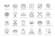 © Ahmad - Set of teamwork icons vector illustration. icons bundle isolated on white background