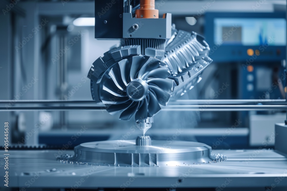 Revolutionary 3D Printing Technology at Work: A Modern 3D Printer ...
