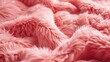 © Grigor - Coral pink soft fluffy wool blanket