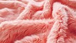 © Grigor - Coral pink soft fluffy wool blanket