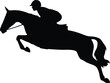 © Amanda - Show jumping horse and rider silhouette