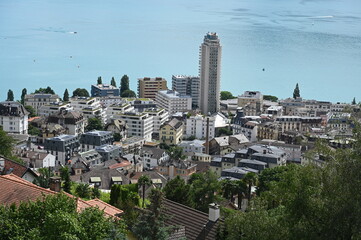 Canvas Print - Montreux am Genfer See