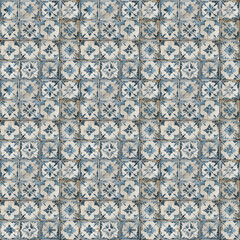 Naklejka na meble Seamless pattern. Texture background with floral motifs wall tiles floor architecturally compelling mosaics design