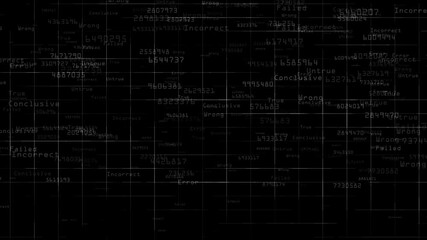 Digital grid animation overlay abstract technology effect ,Futuristic grid pattern .
