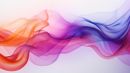 Wall Mural - Bright, flowing motion with gradient hues