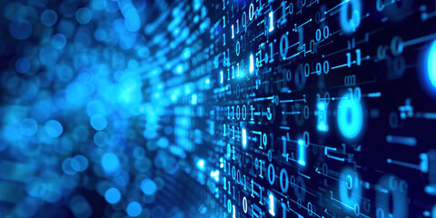Matrix computer abstract background
