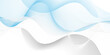 © MdLothfor - Abstract white and blue light blend paper wave line space. gradient and white wave curve creative technology flowing particles lines background. Modern flowing wave lines glowing moving sound.