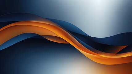 Wall Mural - Dark blue and orange gradients background