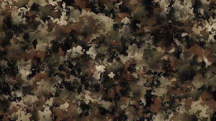 
forest camouflage background, khaki texture, fashionable print on textiles