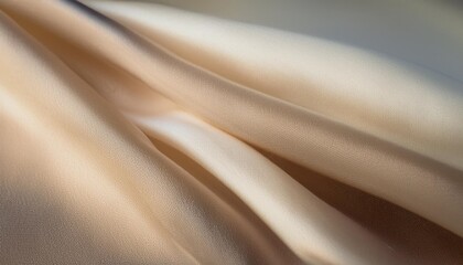 Silk fabric, matte organza -Carolina-, cream colors.