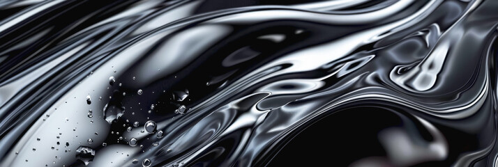 Black and silver abstract background