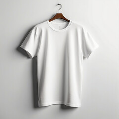 White T-shirt mockup PSD template 