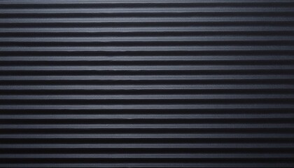 Poster - corrugated black paper with horizontal lined texture