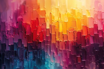 Poster - Abstract Art - Vibrant Colors