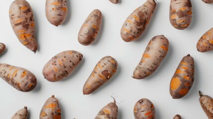 Poster - White backdrop with yam