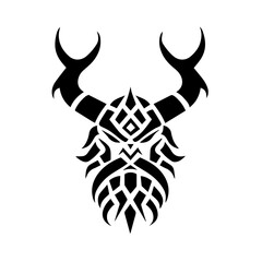 Wall Mural - Viking Symbols and Emblems Vector Illustration