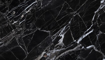 Canvas Print - black marble texture stone natural abstract background pattern with high resolution