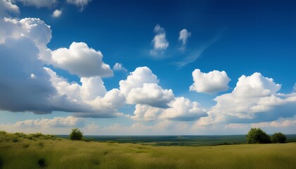 Sticker - a beautiful day with a few clouds in the sky