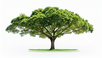 Wall Mural - isolated tree is located on a white background