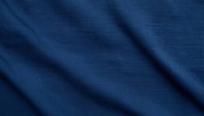 Sticker - dark blue linen fabric cloth texture background seamless pattern of natural textile