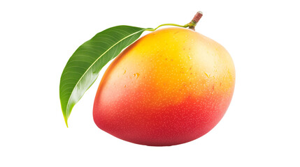 Mango isolated on transparente background