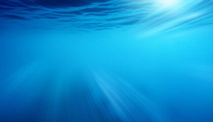 Wall Mural - blue gradient background abstract illustration of deep water