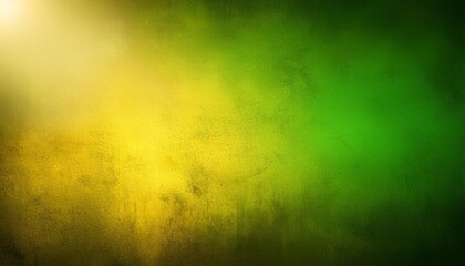 Wall Mural - green and yellow background texture with distressed vintage grunge and shiny spotlight corner design