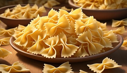 Canvas Print - farfalle pasta