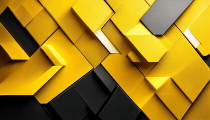 Wall Mural - abstract background with black and yellow color