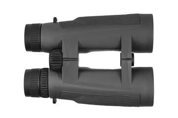 Wall Mural - Modern binoculars. An optical instrument for observation at long distances. Isolate on a white back.