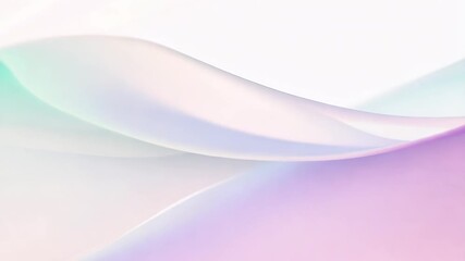 Sticker - Pastel wave-like abstract background, smooth and